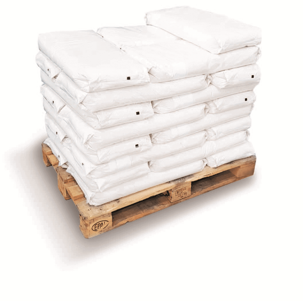 Palletized Sacks of Bulk powder products from VFFS machine-1