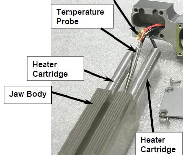 ROVEMA heater cartridge and tempurature probe