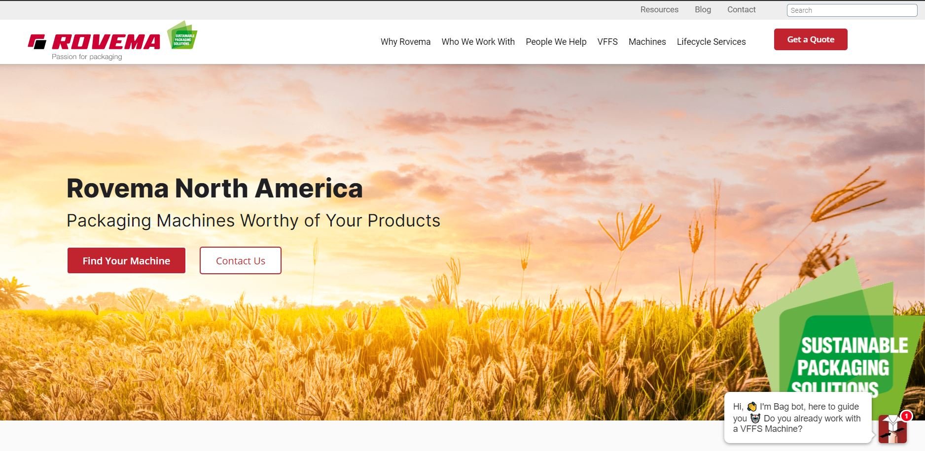 Rovema North America Announces New Website