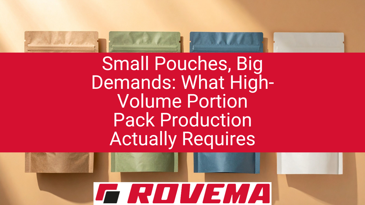 Small Pouches, Big Demands: What High-Volume Portion Pack Production Actually Requires