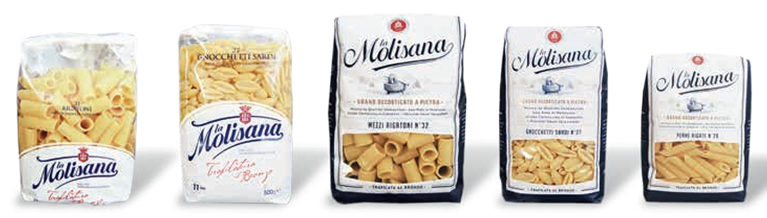 Pasta Package Flat Top and Bottom