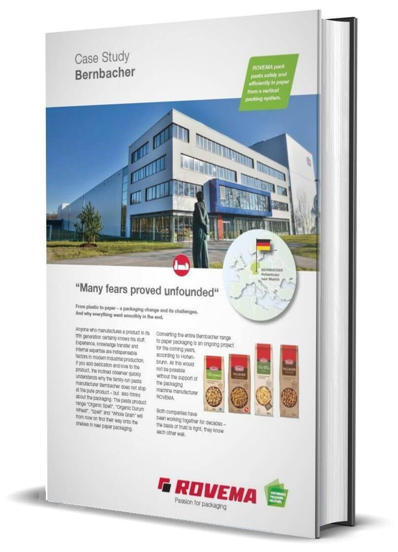 Case Study: Plastic to Paper Pasta Packaging - Bernbacher